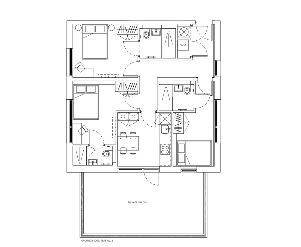 Ground Floor, Flat No. 3