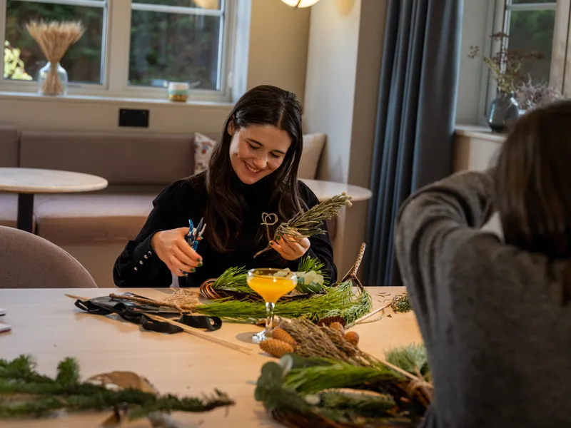Wreath making