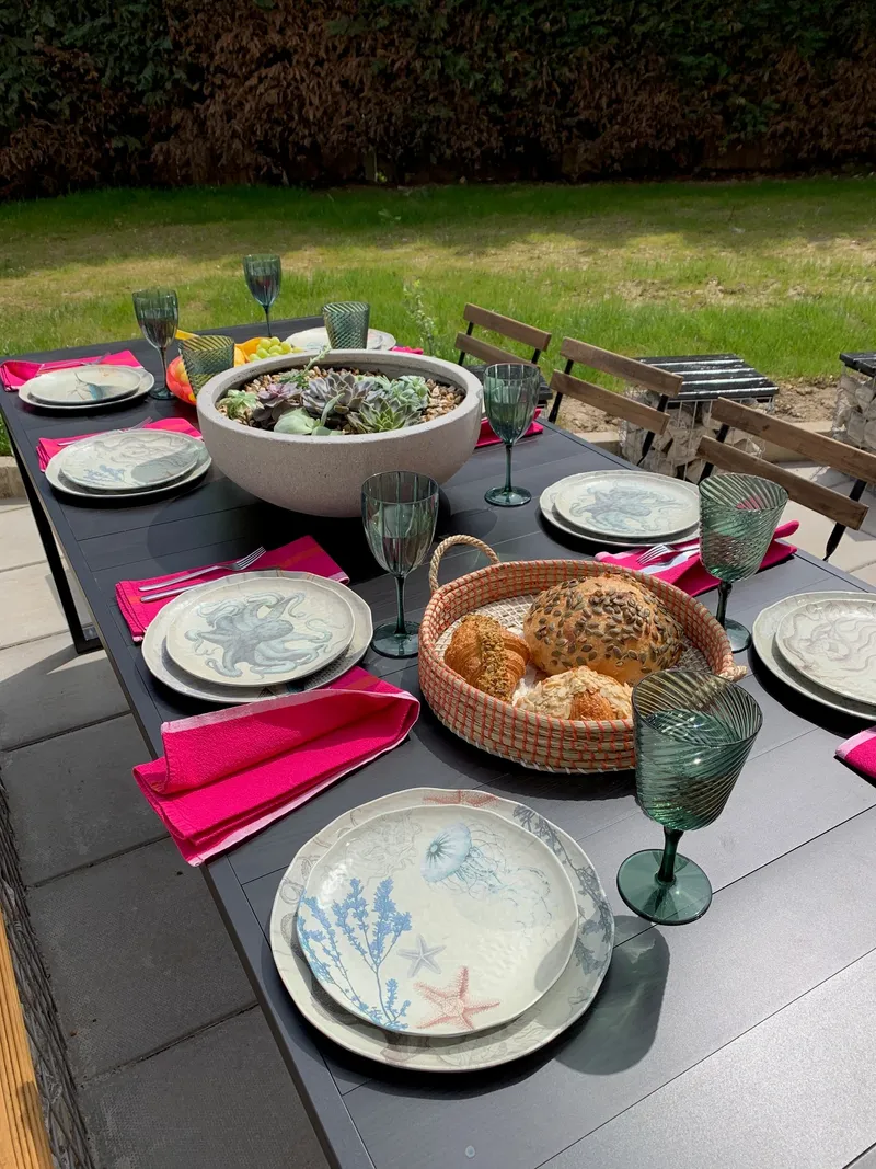 Lunch in the garden